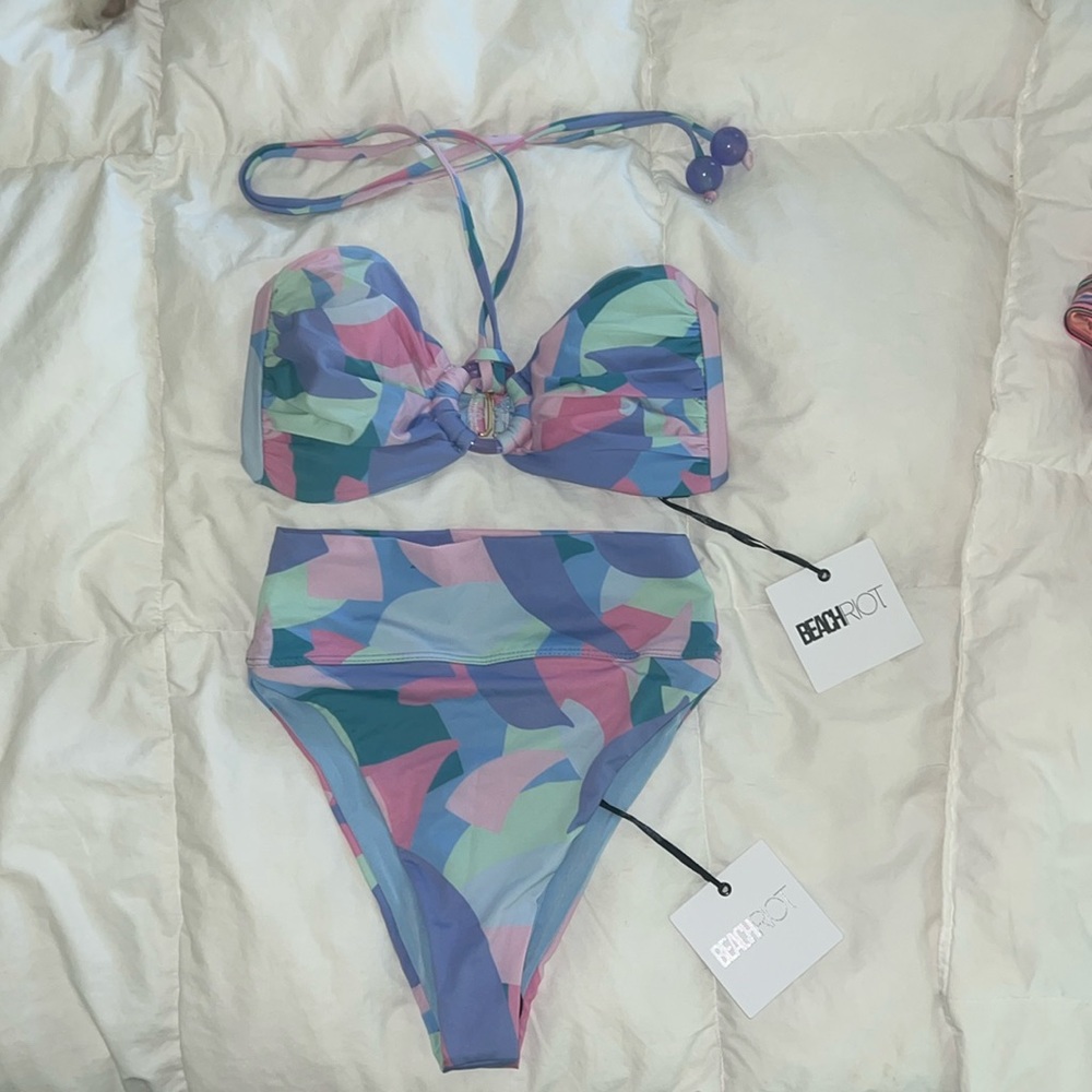 NWT Beach Riot High Waist Bikini